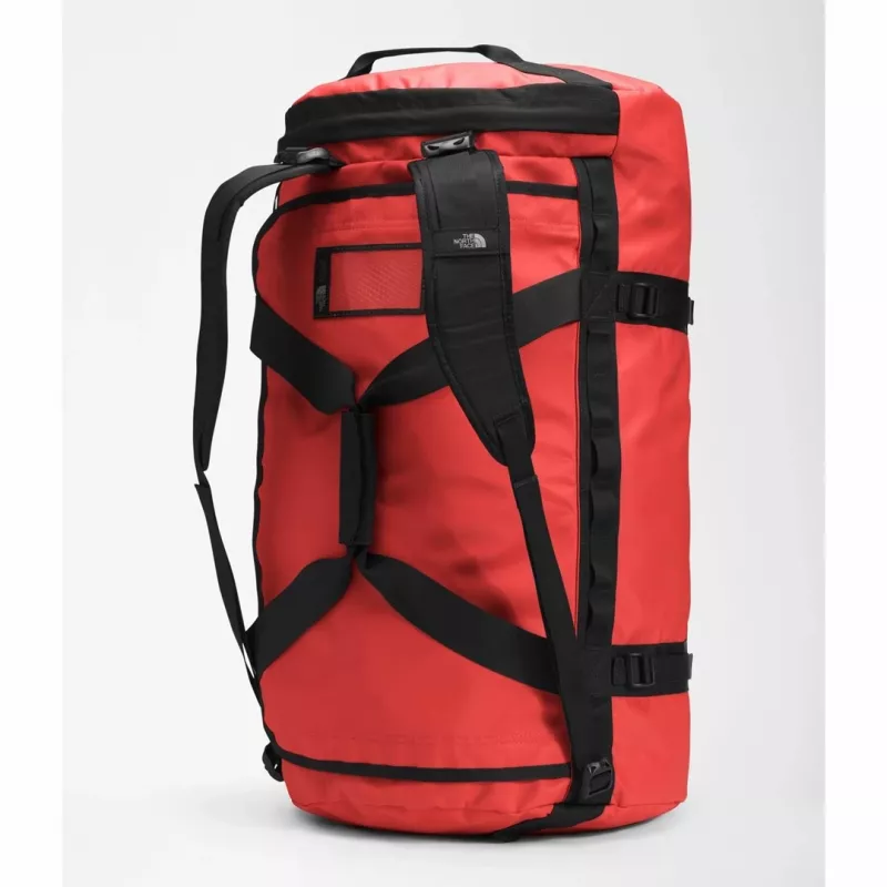 The North Face Base Camp Duffel L Borsa da viaggio 95 L poliestere nero, rosso