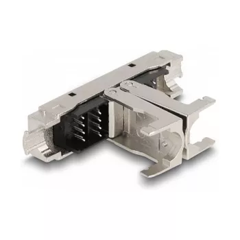 Giunto RJ45 DeLOCK LSA a LSA Cat.6A senza attrezzi nero
