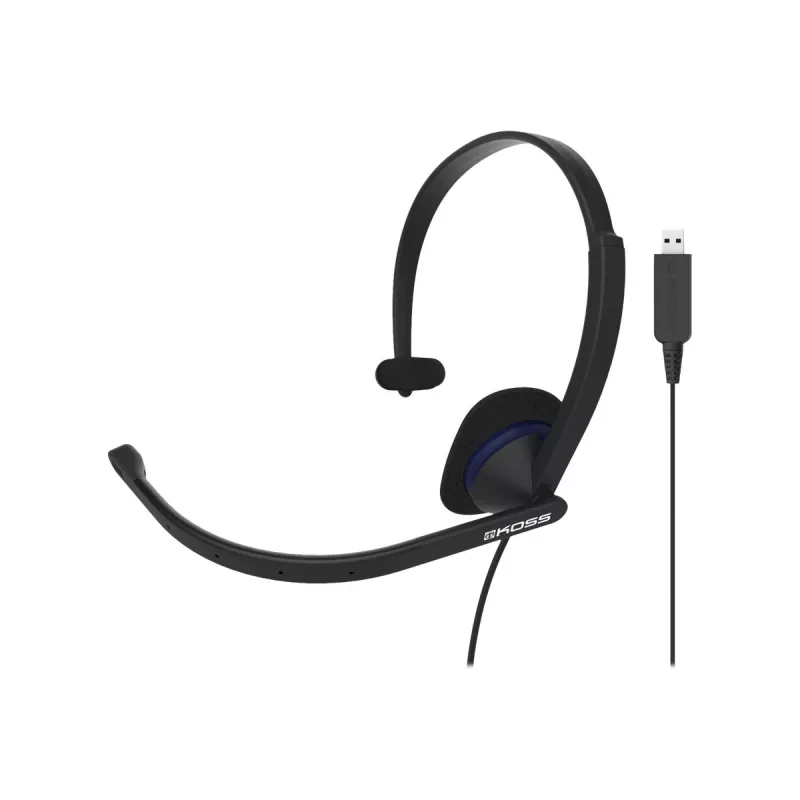 Koss | cuffie | CS195 USB | con filo | on-ear | microfono | nero