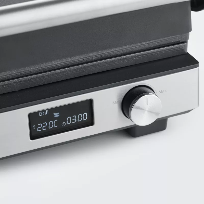 Piastra grill Severin KG 2380 nero argento 2000W acciaio inox