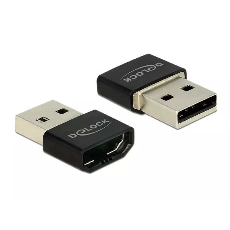 Adattatore MHL Delock HDMI-A femmina > USB Type-A maschio nero