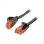 Cavo patch RJ45 – CAT6 250 MHz – 2 m nero – UTP (U/UTP) – PVC – piatto – Synergy 21 –