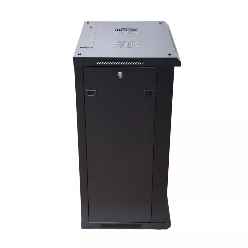 Armadio a parete Extralink Rackmount cabinet 15U 600x450 nero con serratura a chiave e guide rack