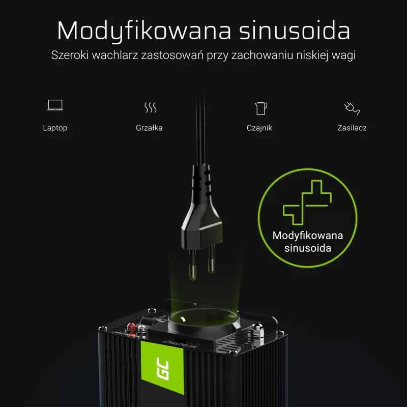 Alimentatore/inverter Green Cell INV08 da esterno 1000 W nero
