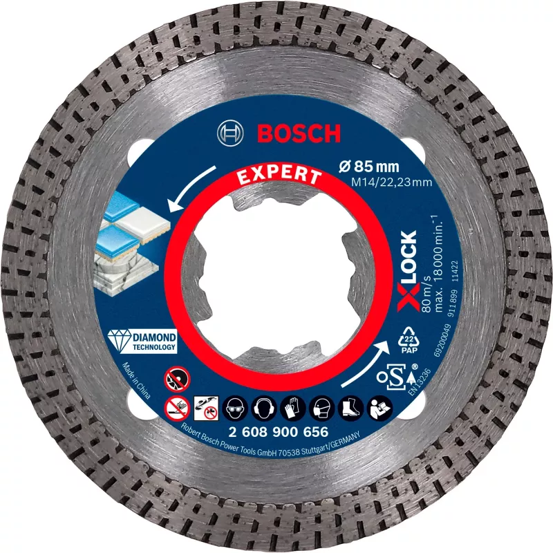 Bosch Expert HardCeramic X-LOCK lama per sega circolare 8,5 cm 1 pz.