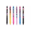 Penna a sfera retrattile cancellabile con rivestimento in gomma CoolPack Disney Stitch nero