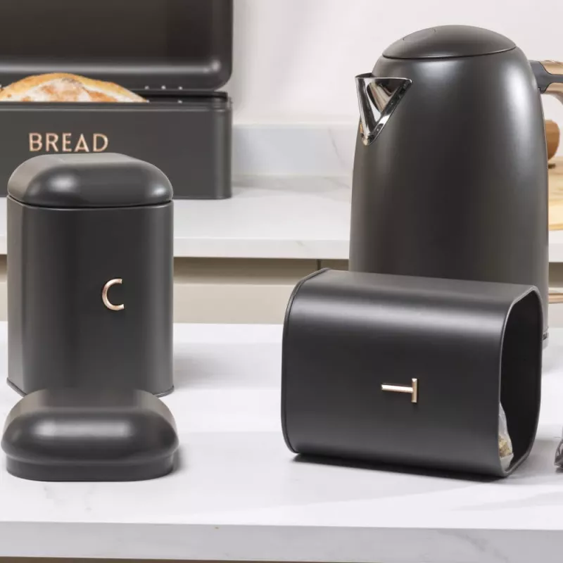 Set contenitori da cucina Salter BW13729EU7 3 pezzi antracite – contenitori ermetici per la cucina