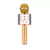 Microfono MANTA MIC10-G oro cardioide portatile — condensatore cardioide, design a mano