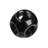 Bitspower Q-Adapter 5x IG 1/4 nero opaco - adattatore di connessione multiplo G1/4