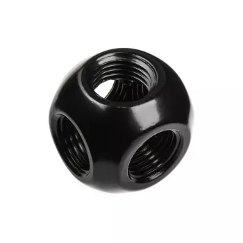 Bitspower Q-Adapter 5x IG 1/4 nero opaco - adattatore di connessione multiplo G1/4