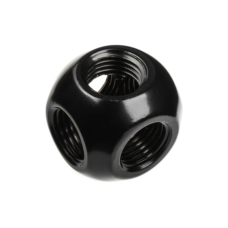 Bitspower Q-Adapter 5x IG 1/4 nero opaco - adattatore di connessione multiplo G1/4