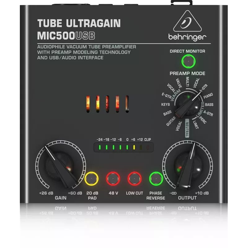 Behringer MIC500USB preamplificatore audio