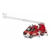 Camion dei pompieri BRUDER 02673 rosso bianco plastica ABS 4 anni