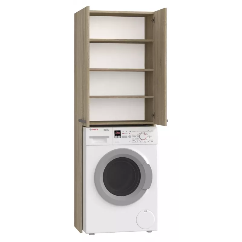 Armadietto a parete bagno top e shop POLA DD SONOMA, struttura rovere, a parete, 4 ripiani