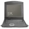 Console KVM Digitus 19 pollici HD LCD 16 porte HDMI tastiera svizzera