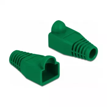 Scarico di trazione per connettori RJ45 DeLOCK 86726 verde 20 pz.
