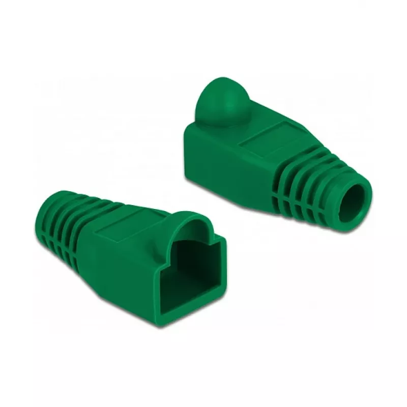 Scarico di trazione per connettori RJ45 DeLOCK 86726 verde 20 pz.
