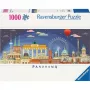 Puzzle Ravensburger Panorama Notte a Berlino 1000 pezzi, formato panorama