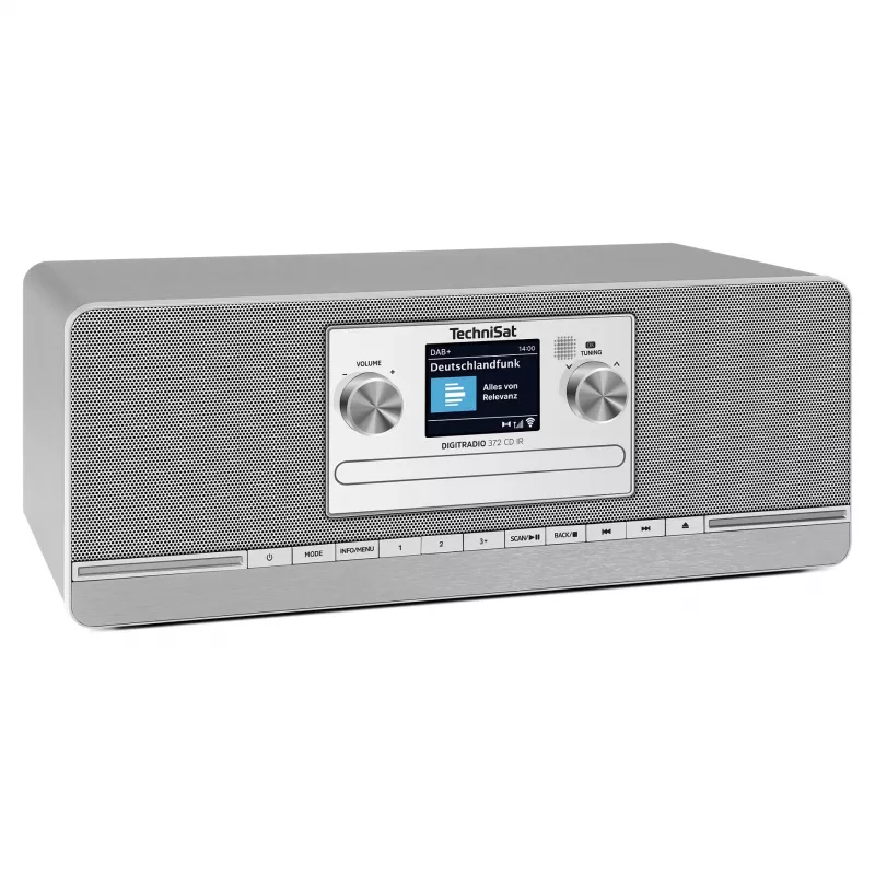 TechniSat DIGITRADIO 372 CD IR Internet analogico e digitale antracite, argento