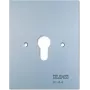 Placca metallica 125x100mm senza simboli 6.28 WUG (6.28WUG)