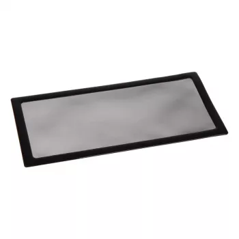 Filtro antipolvere DEMCiflex 0305 — 120×250 mm, nero/grigio
