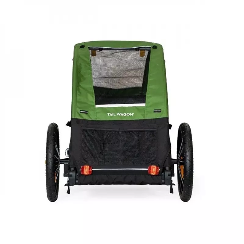 Trasportino per cani BURLEY Tail Wagon BU-947108 — trasportino morbido per cani, nero/verde