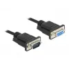 Cavo seriale DeLOCK 86598 nero 5m RS-232 Sub-D9