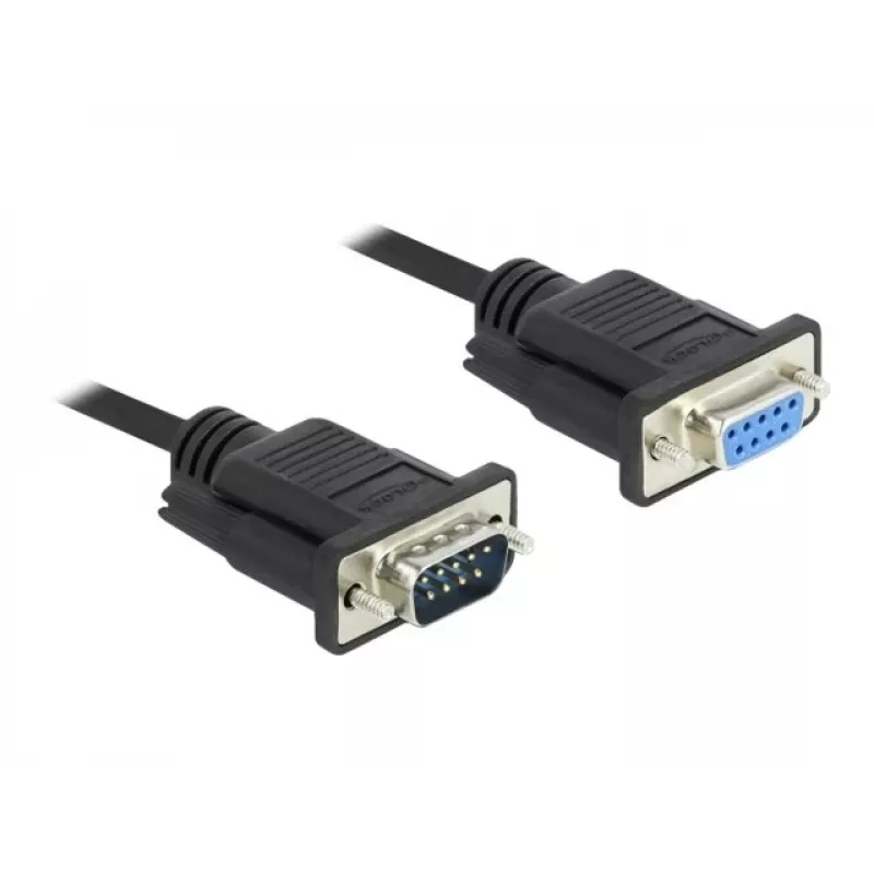 Cavo seriale DeLOCK 86598 nero 5m RS-232 Sub-D9