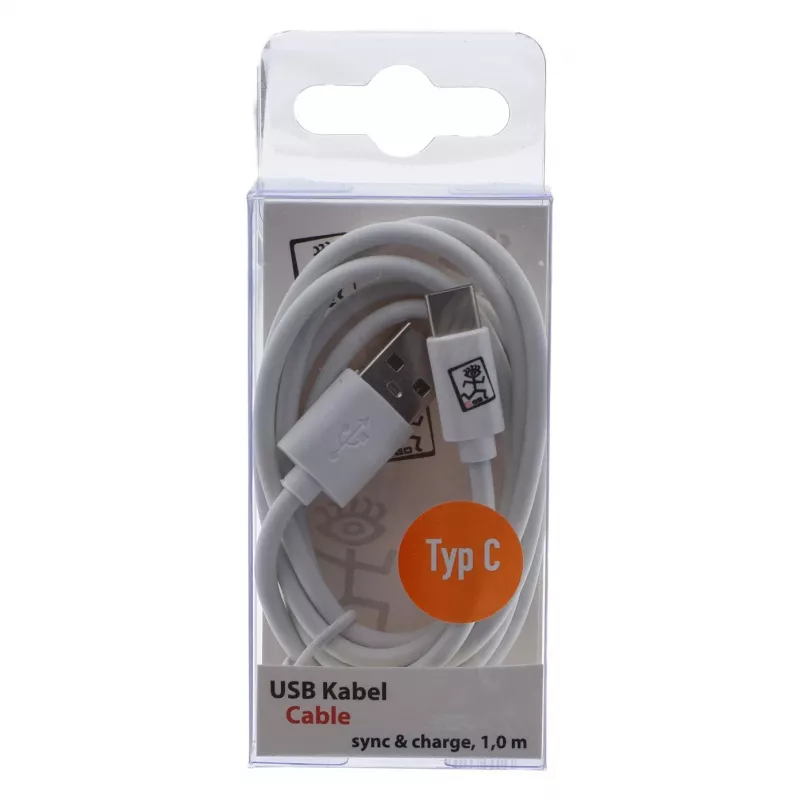 Cavo USB 2GO 795925 1m Micro-USB B USB C USB 3.2 Gen 1 bianco