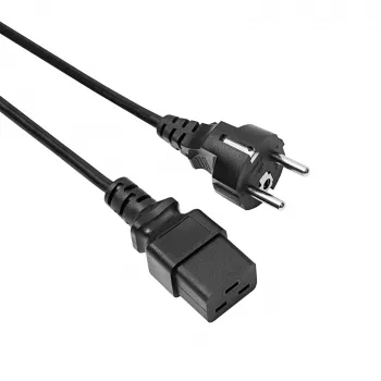 Akyga cavo alimentazione server CEE 7/7 a IEC C19, 250 V, 1,8 m (AK-UP-01)