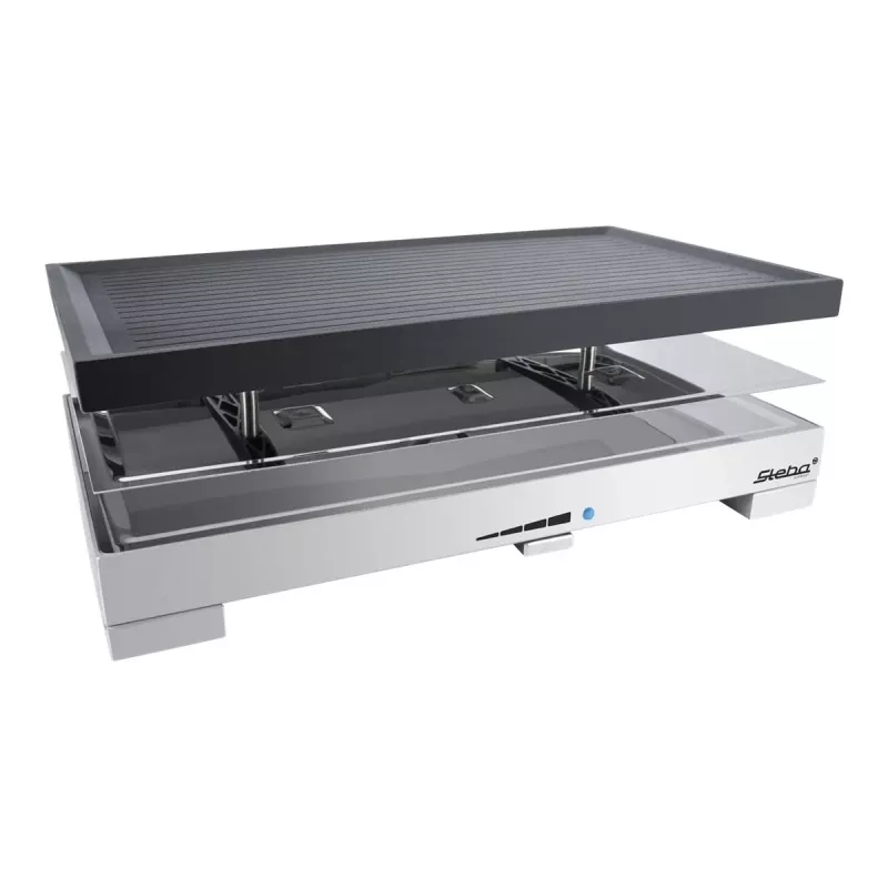Steba RC 68 - Raclette grill - 1,2 kW - nero/acciaio inox
