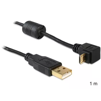Cavo USB DeLOCK USB 2.0 1 m Micro-USB B nero
