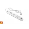 Ciabatta intelligente Denver SHP-300U 3 prese AC tipo E 4 bianco