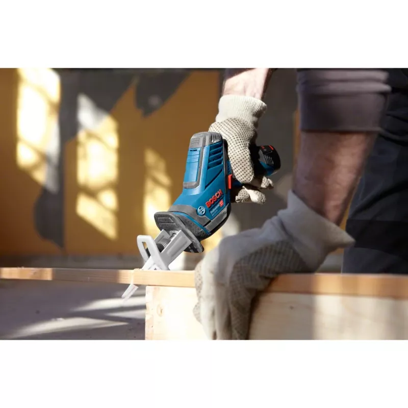 Bosch GSA 12V-14 Professional sega a gattuccio a batteria, 12 V, senza batteria, blu/nero
