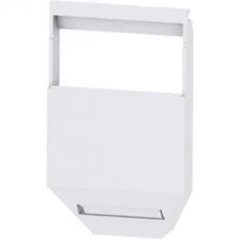 Canalina portacavi Bachmann 918.106 scrivania bianco plastica 1 pezzo