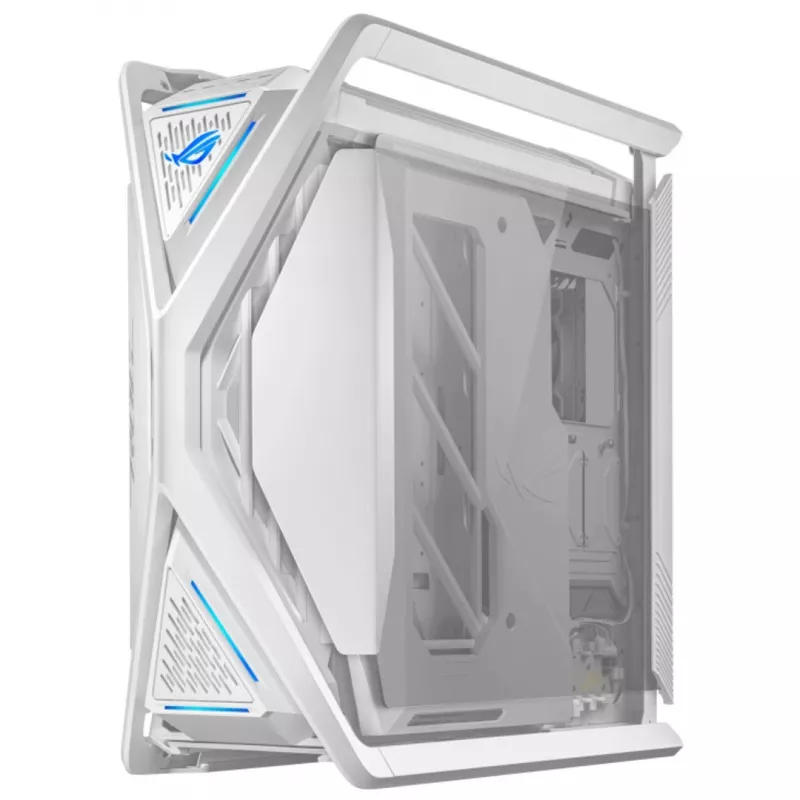 ASUS ROG GR701 Hyperion White, PC, Bianco, ATX, EATX, micro ATX, Mini-ITX, Alluminio, Multi, Front