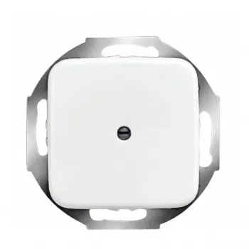 Placca centrale per uscita cavi (da incasso), busch jaeger BJ - Reflex SI, bianco alpino, modello 2527-214