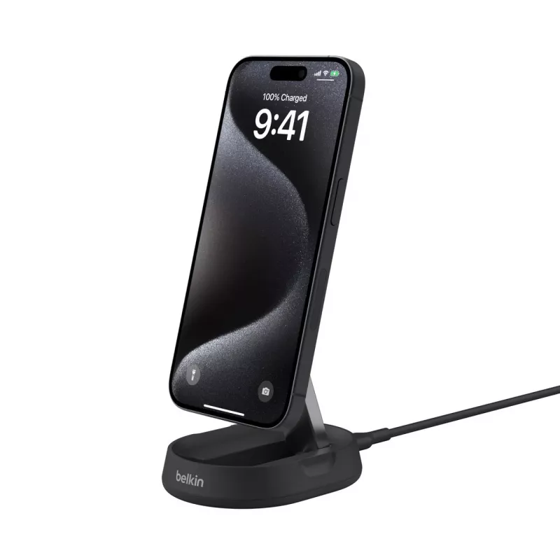 Caricabatterie wireless Belkin BoostCharge Pro WIA008btBK ricarica rapida da interno smartphone nero