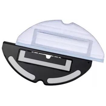 Piastra di montaggio panno lavapavimenti per Roborock S7 / S7+ (nero) — supporto panno lavapavimenti di ricambio