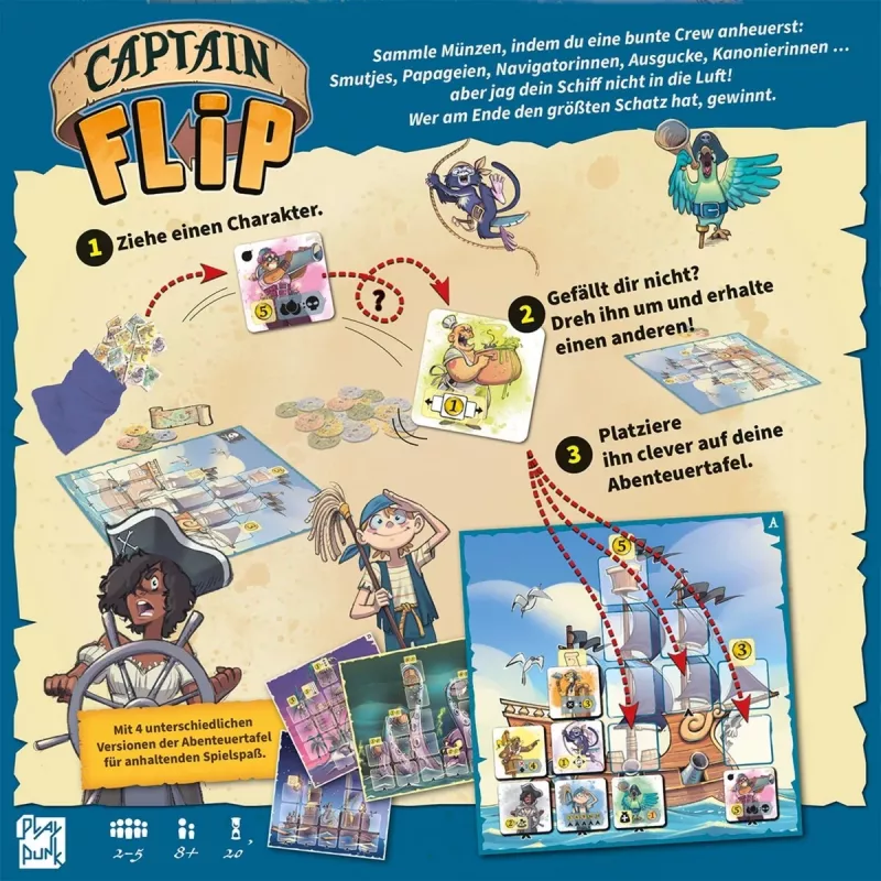 Captain Flip, gioco da tavolo