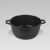 Pentola con coperchio Maestro MR-4616C 16 cm 1 l nera