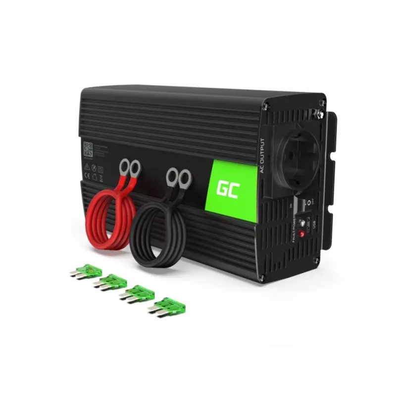 Green Cell INV09 convertitore di tensione auto 1000 W nero