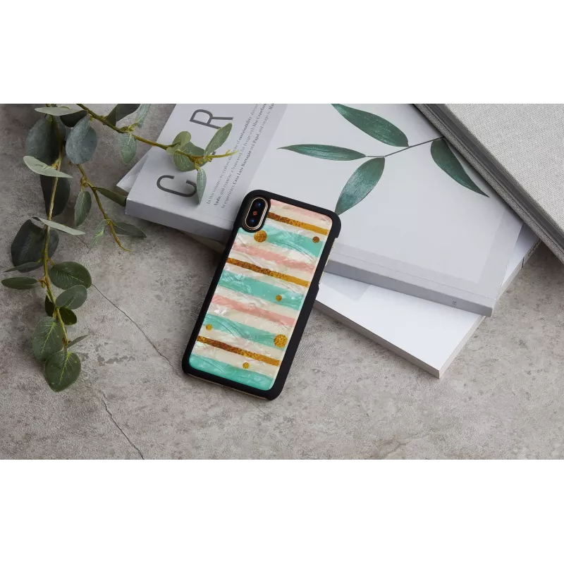 iKins Pop Mint custodia per iPhone XS/X, nera