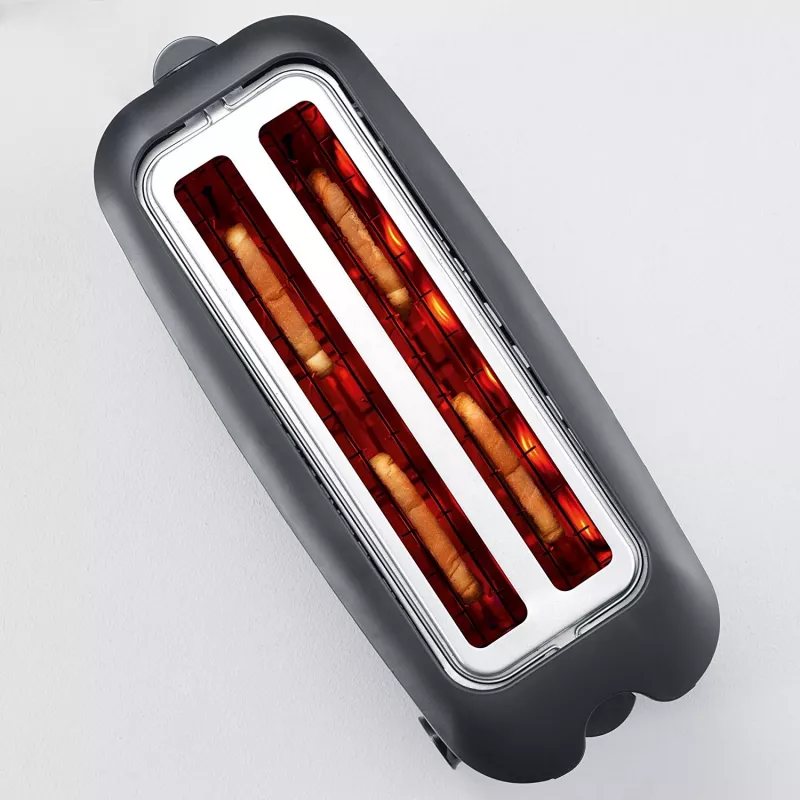 Toaster Severin 4 fette acciaio inossidabile AT 2509 (AT2509)