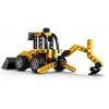 Set da costruzione LEGO Technic Backhoe Loader 42197 — sterzo articolato, caricatore funzionante, 104 pezzi, età consigliata 7+