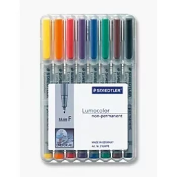 Pennarello Staedtler 316 WP8 nero blu marrone verde arancione rosso viola giallo