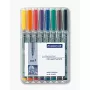 Pennarello Staedtler 316 WP8 nero blu marrone verde arancione rosso viola giallo