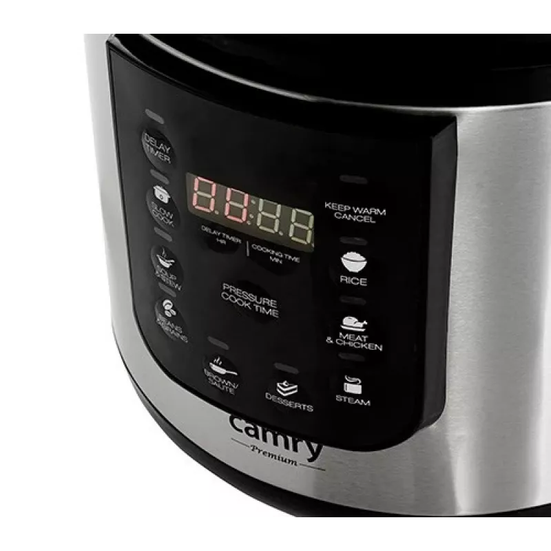 Camry CR 6409 multicooker 6 L 1000 W nero, acciaio inox