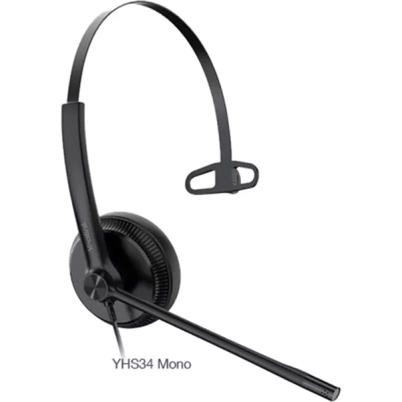 Yealink YHS34 Lite Mono cuffia con filo archetto ufficio/call center nero