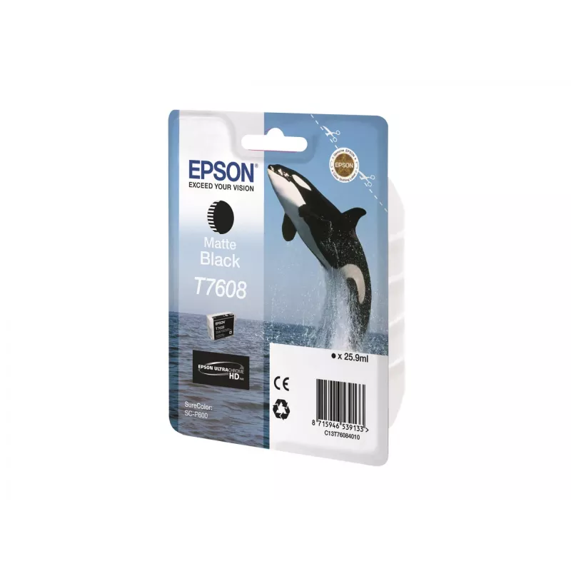 Cartuccia d'inchiostro Epson C13T76084N10 1 pz. originale nero opaco